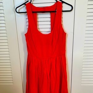 Forever21 - Red Orange Knee Length Dress